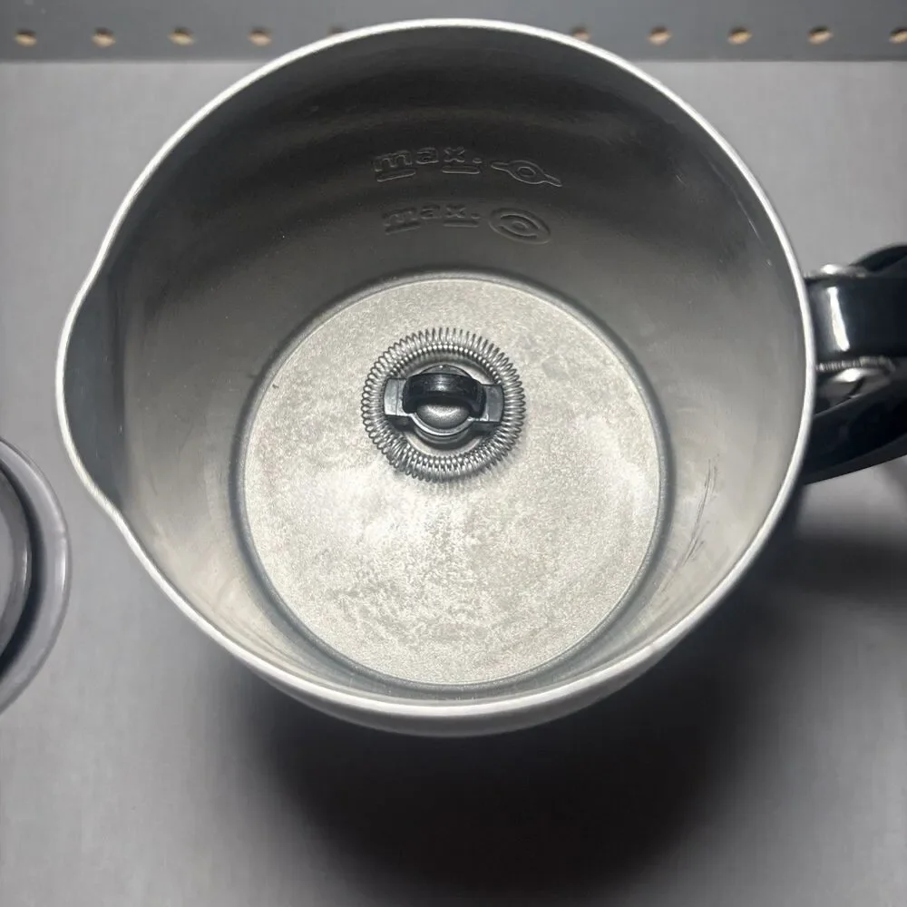 Nespresso Electric Milk Frother Aeroccino Plus Stainless Model 3192 Hot & Cold